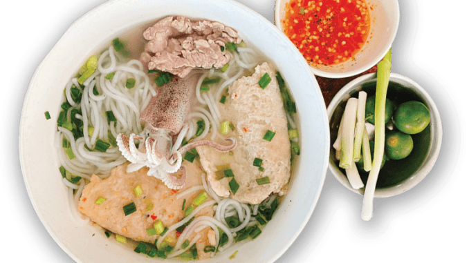 bún quậy Phú Quốc