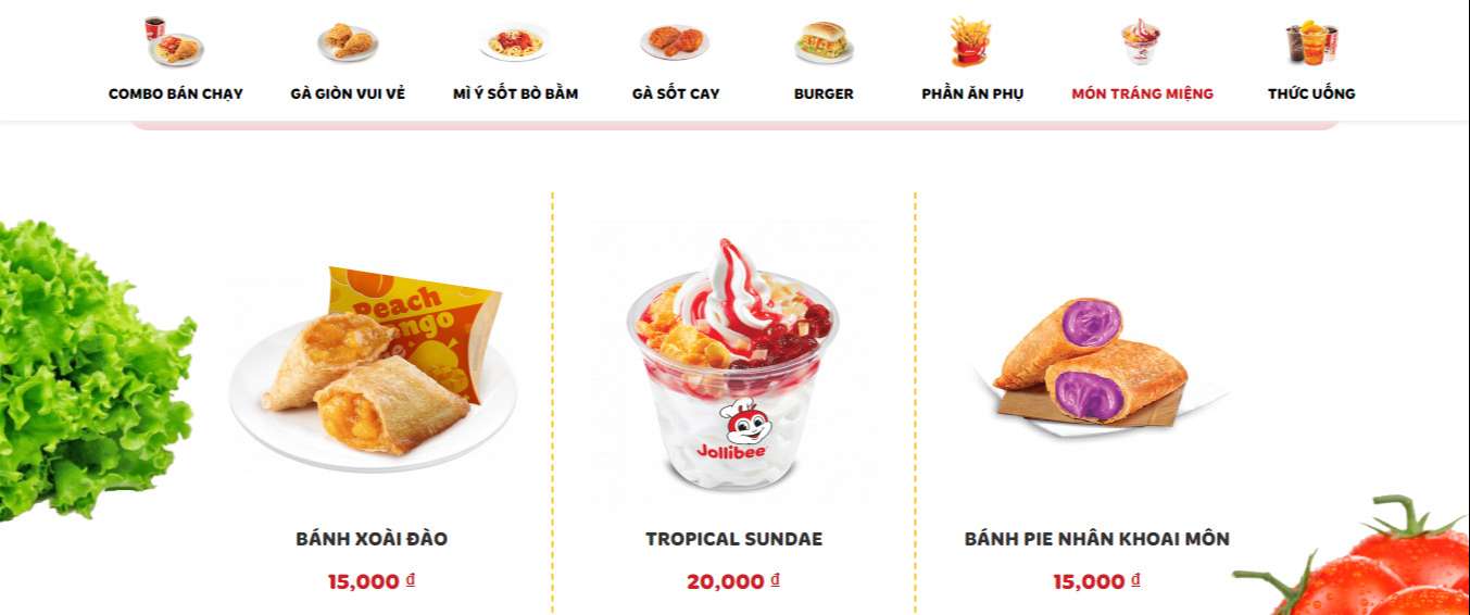 Jollibee menu combo