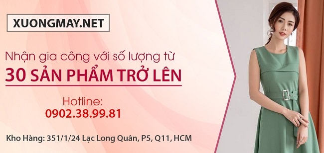 nhận may gia công số lượng ít TPHCM4