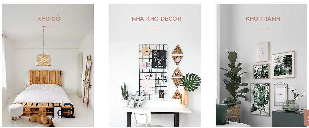 Shop bán đồ decor giá rẻ TPHCM