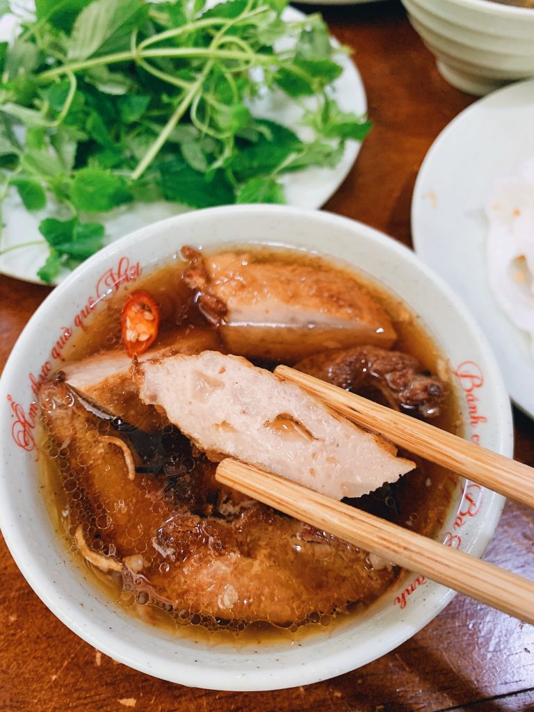 Bánh cuốn Bà Hoành thực đơn/menu/giá