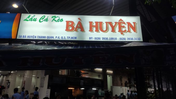 lẩu cá kèo bà huyện thanh quan 