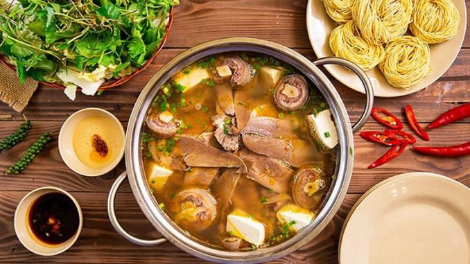 menu lẩu bò nhà gỗ2