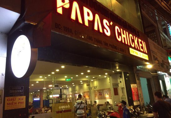 menu papa chicken