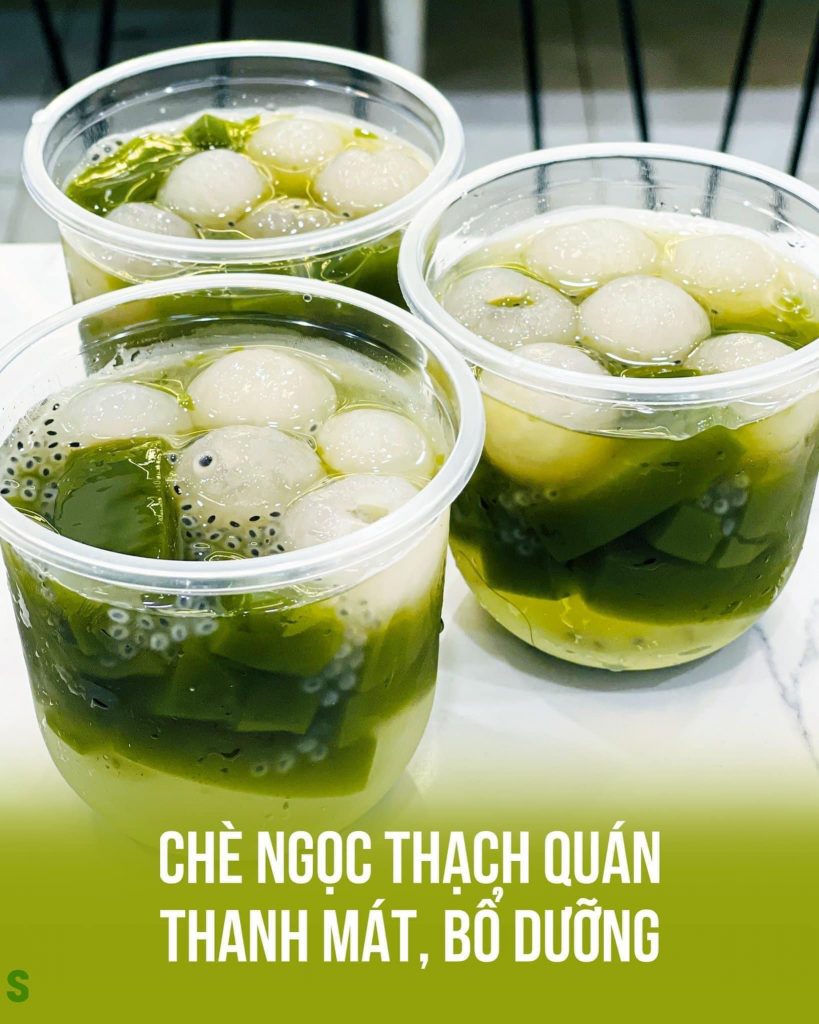 menu ngọc thạch quán