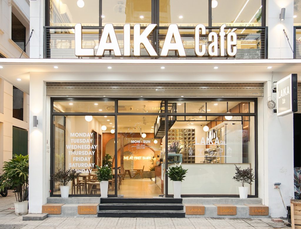 cafe laika chi nhánh