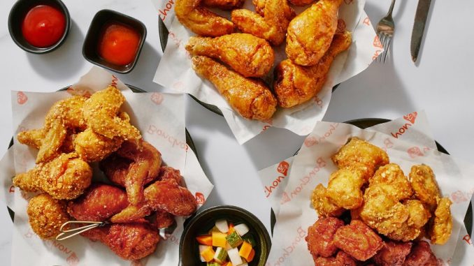 Bonchon Chicken menu/ giá/ thực đơn