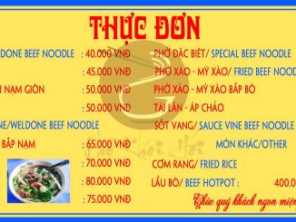 menu khôi hói