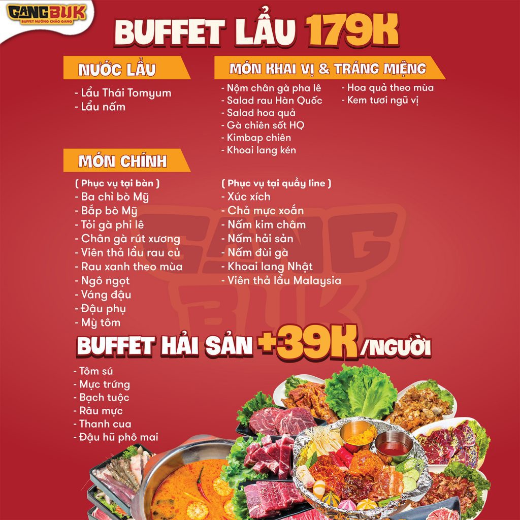 GangBuk menu