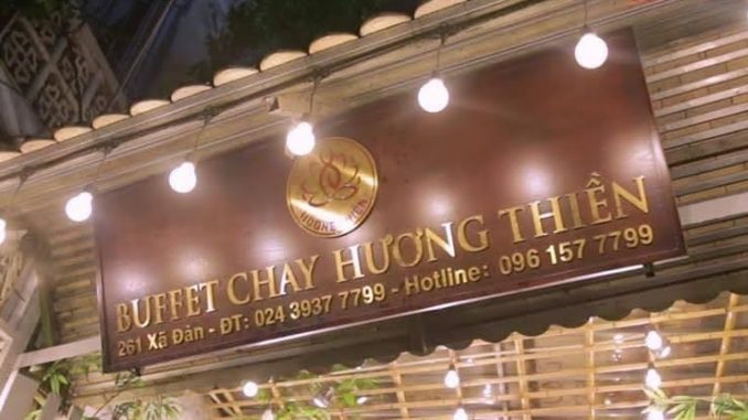 Buffet chay Hương Thiền