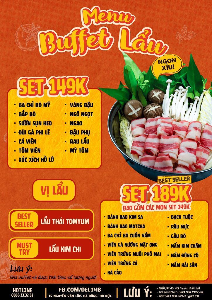 deli 4b bbq & hotpot menu 