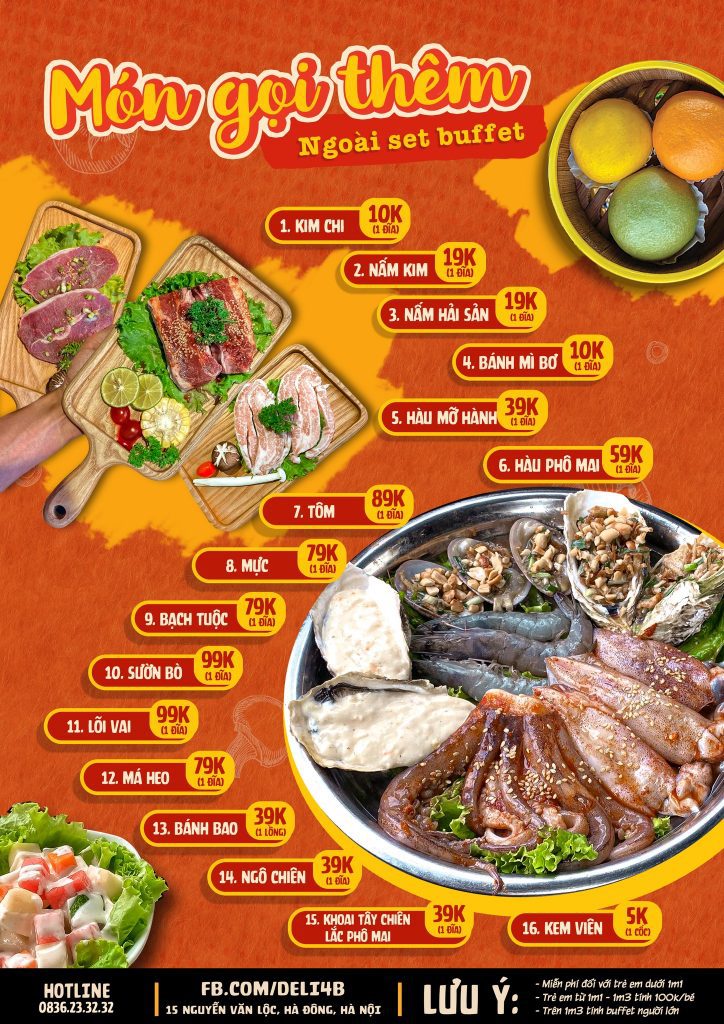 deli 4b bbq & hotpot menu 