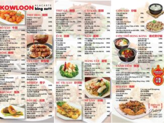 Kowloon menu