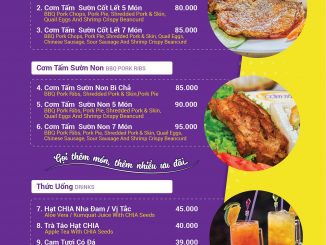 Cơm Tấm Cali Menu