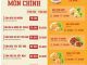 Cơm niêu singapore Menu