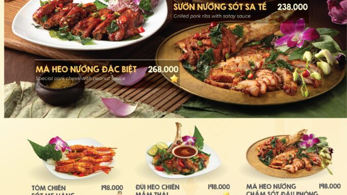 TSF Thai Street Food Menu