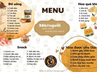 Cà phê mèo menu