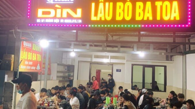 lẩu bò dìn