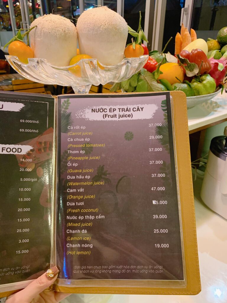 Mọ tề bbq menu