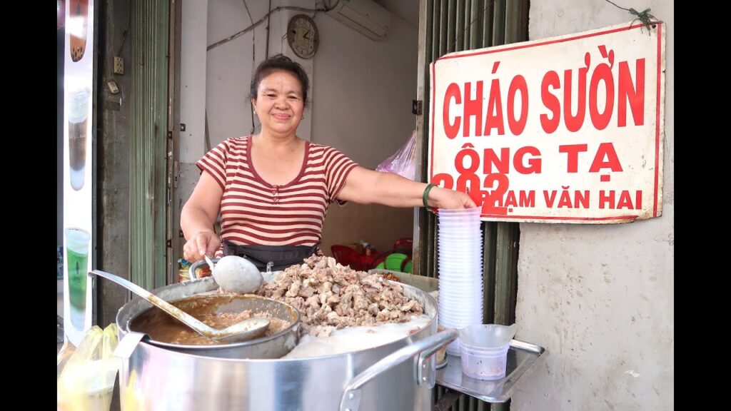 cháo sườn ông tạ