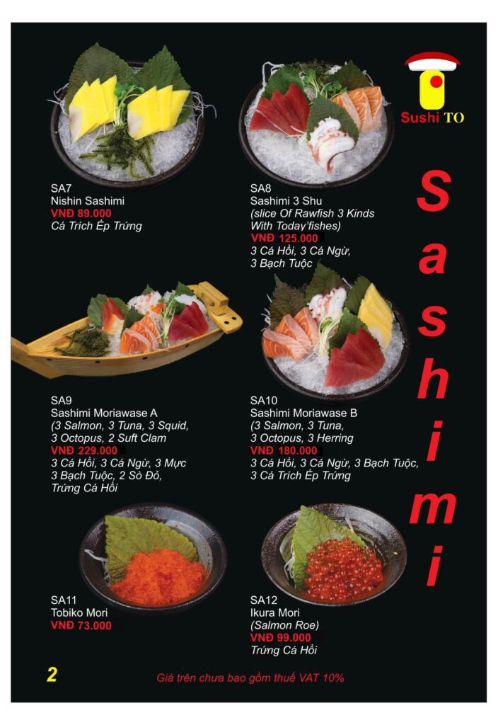 Shu shi to menu