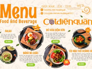 Bánh mì chảo Cột điện quán menu