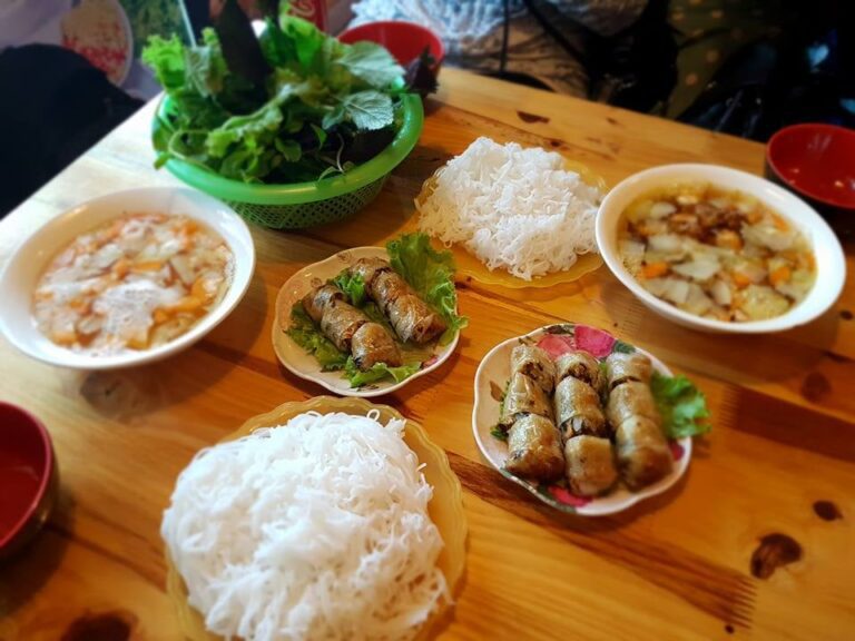 Bun Cha Ta Menu