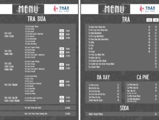 TRÀ SỮA THÂN MENU