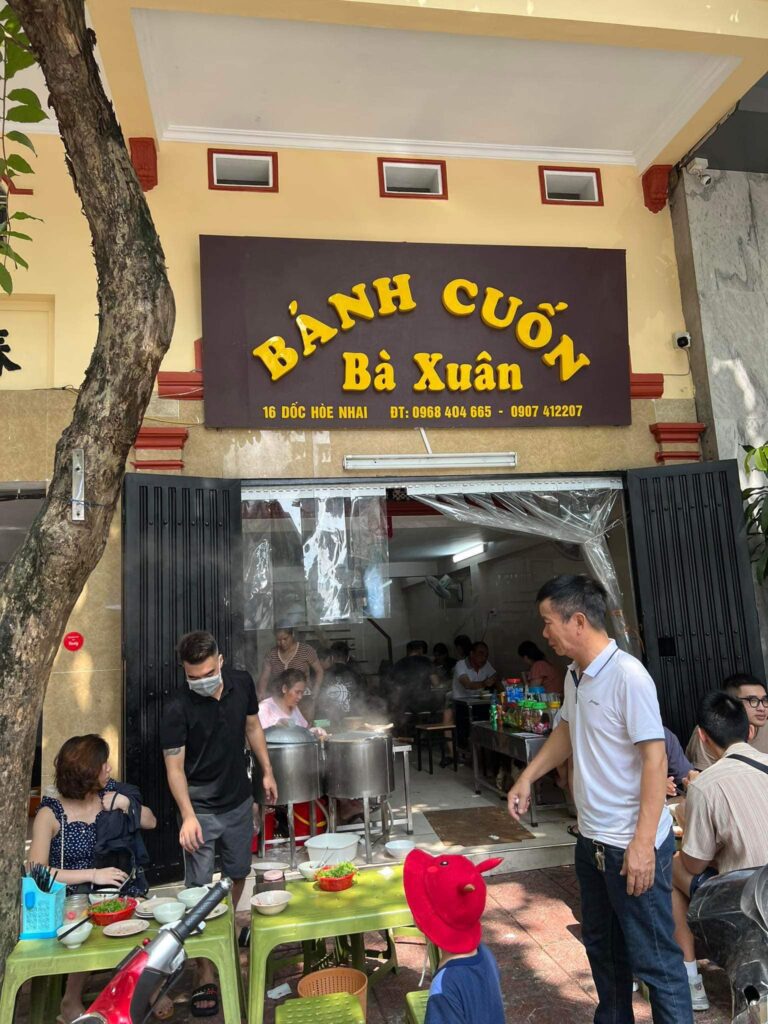 bánh cuốn bà xuân