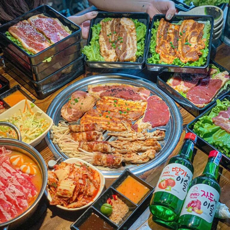 bủng buffet menu